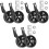 3 Pairs Replacement Training Wheels Bike Stabiliser Replaceable 5