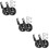 3 Pairs Replacement Training Wheels Bike Stabiliser Replaceable 11