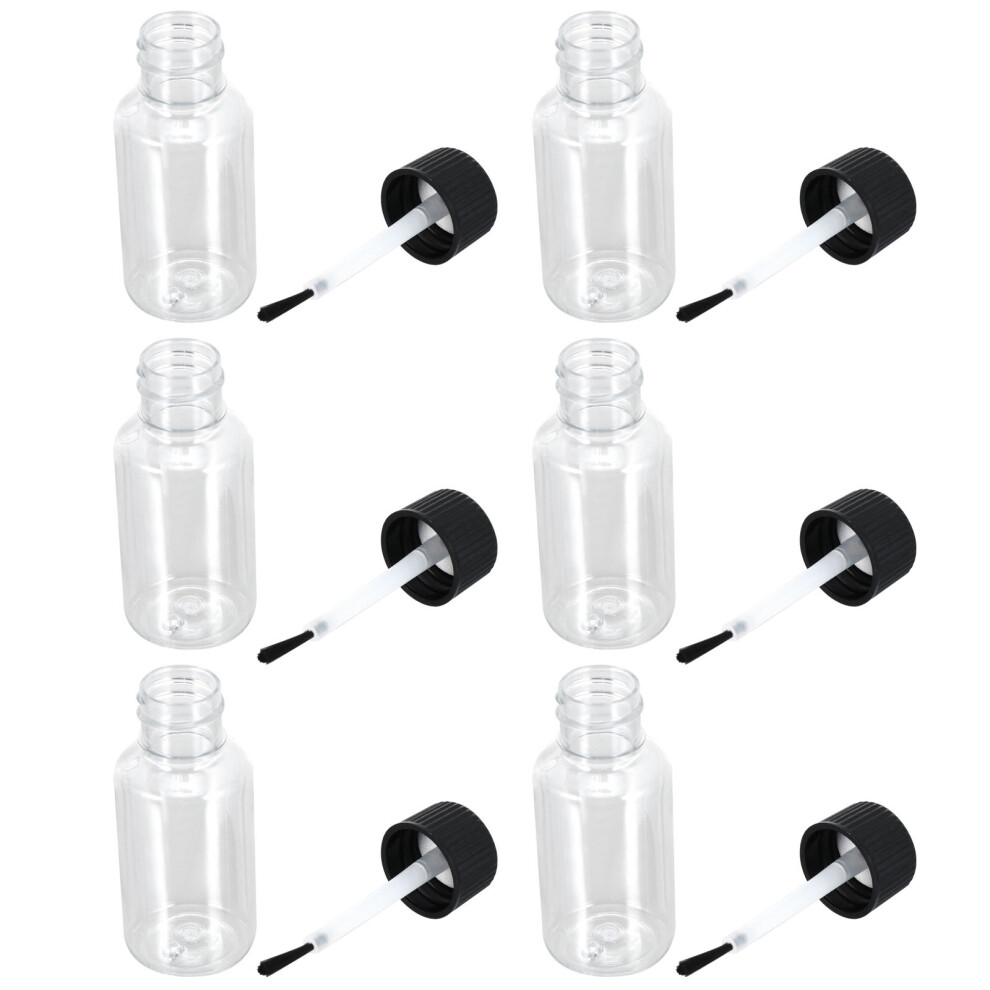 Happyyami 36 Pcs 20Ml Empty Nail Polish Bottles With Brush