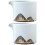 2 Pcs Japanese Style Ceramic Tea Pitcher Home Tea Dispenser Set 5