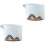 2 Pcs Japanese Style Ceramic Tea Pitcher Home Tea Dispenser Set 3