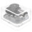 2 Pcs Square Transparent Clockwork Music Box Movement Acrylic Part 1