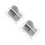 2 Pcs Square Transparent Clockwork Music Box Movement Acrylic Part 8