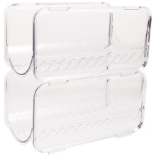 2Stk Stapelbarer Kunststoff Wasserflaschen Organizer Für Isolierflaschen