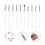 20 Pcs Portable Eye Makeup Brushes Premium Practical For Women 11
