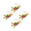 4Pcs Creative Christmas Tree Stocking Clay Pendant Holiday Decorations 6