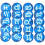 60 Pcs 12-Constellation Pattern Glass Cabochons Zodiac Domes 1