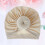 strickmütze für babys, donut-beanie beige 5