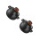 2Pcs Ceramic Casserole Pot With Handle For Soup Rice Stewing 5