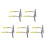10 Pcs Squeegee For Shower Glass And Windows 6