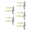 10 Pcs Squeegee For Shower Glass And Windows 7