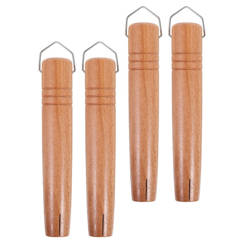 8 Pcs Wooden Pan Handle Replacement For Japanese Style Cookware 1