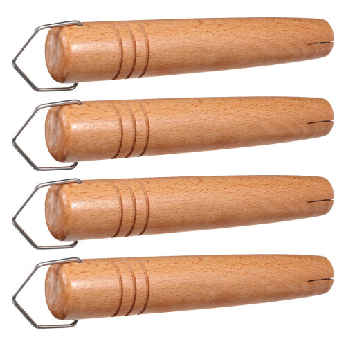 8 Pcs Wooden Pan Handle Replacement For Japanese Style Cookware 2