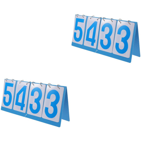 2Pcs Reusable Score Board Keeper Sports Supply 2