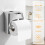 120 Pcs Plastic Spring-Loaded White Toilet Paper Roller Replacement 8