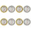 8 Pcs Round Hygrometer Mini Humidity Meter For Guitar Care 7