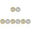 8 Pcs Round Hygrometer Mini Humidity Meter For Guitar Care 4