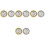 8 Pcs Round Hygrometer Mini Humidity Meter For Guitar Care 5