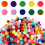 1000 pompons plüsch für diy bastelarbeiten für kinder 8