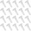 100Stk Transparente Wiederverwendbare Ohrringverschlüsse 9