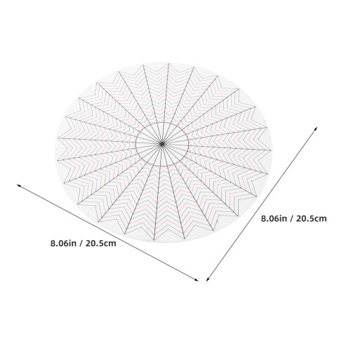 2Stk Rosette Maker Mit Präziser Abstandsanleitung Kunststoff Schablone 1