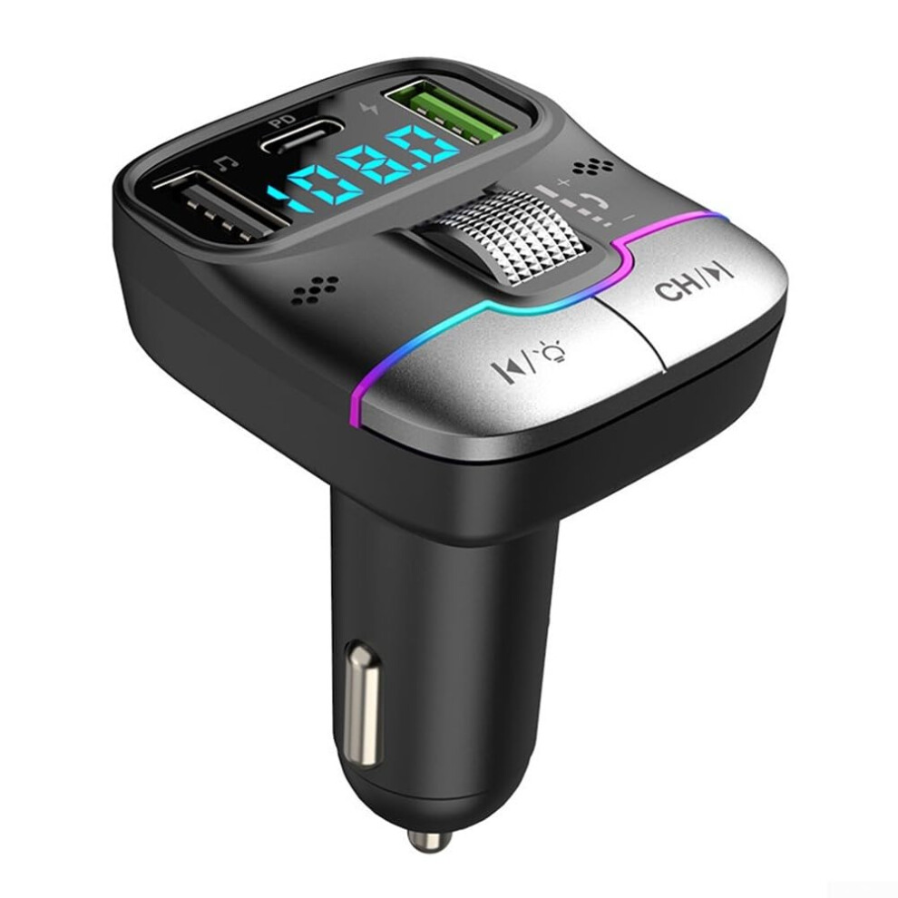 Car Mp3 Player Pd25w Fast Charging With Handsfree Calling And Fm Transmitter For Lossless Sound 9016109276834