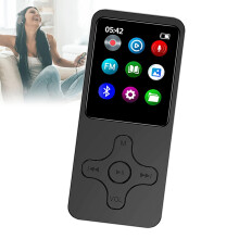 BT MP3 Music Player 1.8-Inch Portable Digital Audio Player 16/32/64GB MP4 Built-In Speaker Recording FM Radio E-Book