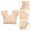 waschbare dünne achselpads für schweißschutz beige 4