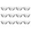 12Stk Bleifreies Glasmaterial Schalen Pudding Kuchenformen 9