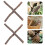 10 de madera natural largos para decoración rústica 3