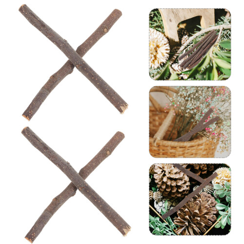 10 de madera natural largos para decoración rústica 2