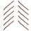 10 de madera natural largos para decoración rústica 8