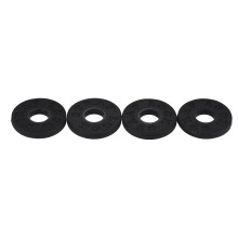 Gummimaterial-Saitenhalter für E-Bass, 4 Stück, langlebiges Gitarrenaccessoire