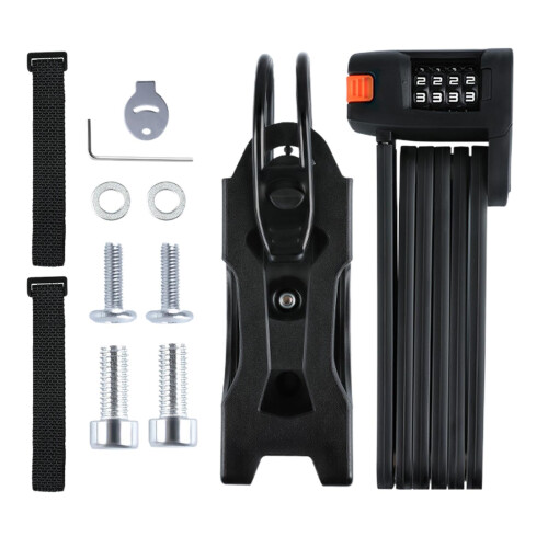 Cycle Folding Lock High Security Gate Compatible Heavy Duty Anti Theft Secure Guard Bicycle Lock