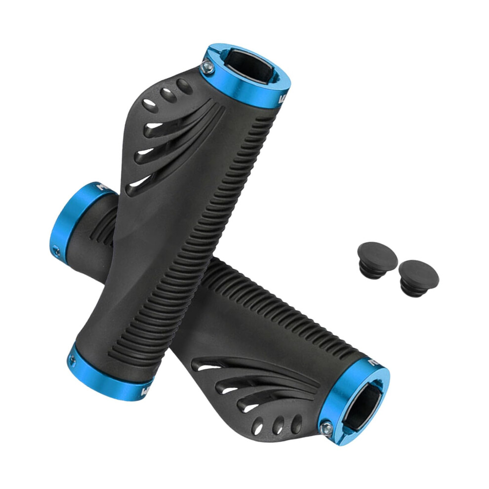 Handlebar Grips 1 Pair Non Slip Double Locks Bilateral Locks For Bicycle Comfortable Cycling Grips-image-OPC-PKX6C2N-NEW