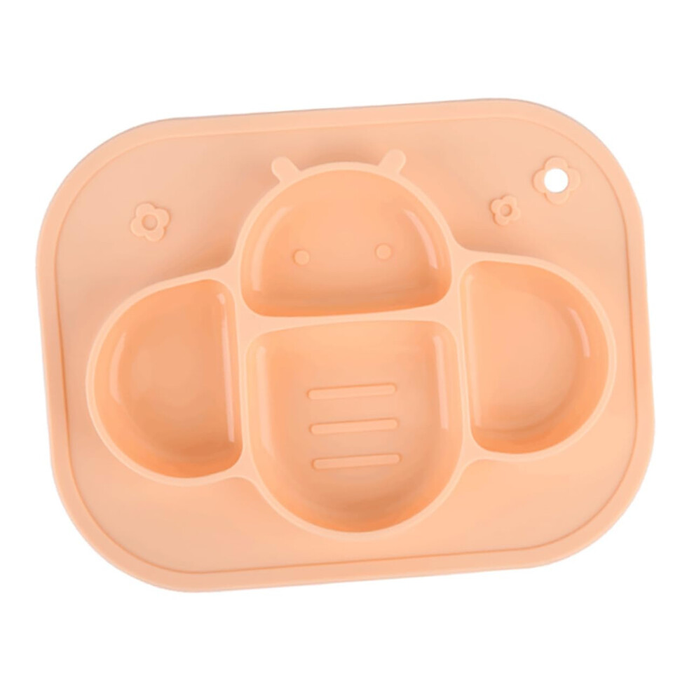Silicone Dishes Feeding Plate For Toddlers, Divided Plate With Sections, For Boys And Girls