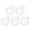 5Pcs Zipper Pull Helper Portable Dress Zipper Puller Assistant Tool 5