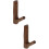 2Pcs Wooden Tree Branch Wall Hook Key Holder Clothes Hook 9