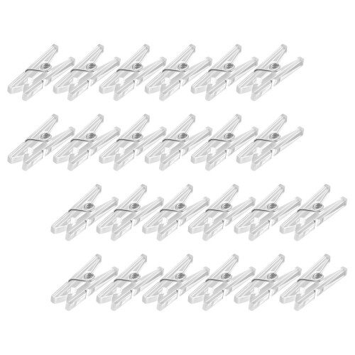 200 Pcs Plastic Mini Clothespins Spring Hangers For Home 2
