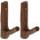 2Pcs Wooden Tree Branch Wall Hook Key Holder Clothes Hook 4