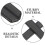 1 Pair Plastic Saddle Bag Reflector Inserts For Touring Grey 8