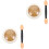 2 Sets Creative Seal Paste Durable DIY Handbook Cream With Brush 3