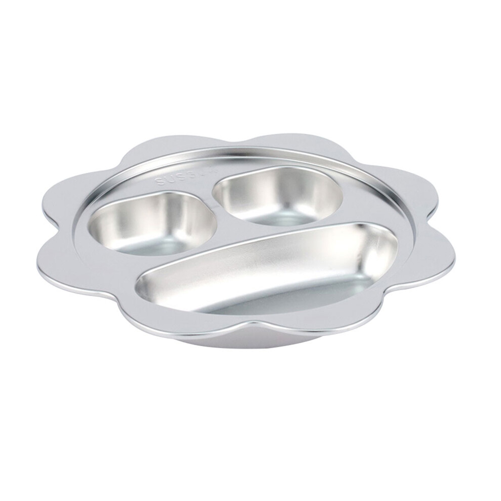 5Pcs Stainless Steel Divided Plate For Kids Food Inoomp