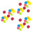 45 Pcs Compressed Round Sponge Multicolor Dishwashing Brush 6