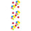 45 Pcs Compressed Round Sponge Multicolor Dishwashing Brush 8