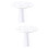 2 Pcs Makeup Brush Drying Rack 14 Holes Holder Stand (White) 7