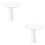 2 Pcs Makeup Brush Drying Rack 14 Holes Holder Stand (White) 6