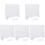 5 Sets Transparent Acrylic Memo Board For Home Message Recording 2