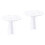 2 Pcs Makeup Brush Drying Rack 14 Holes Holder Stand (White) 4