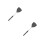 2 Pcs Silicone Kitchen Cooking Spatula for Home Restaurant 8